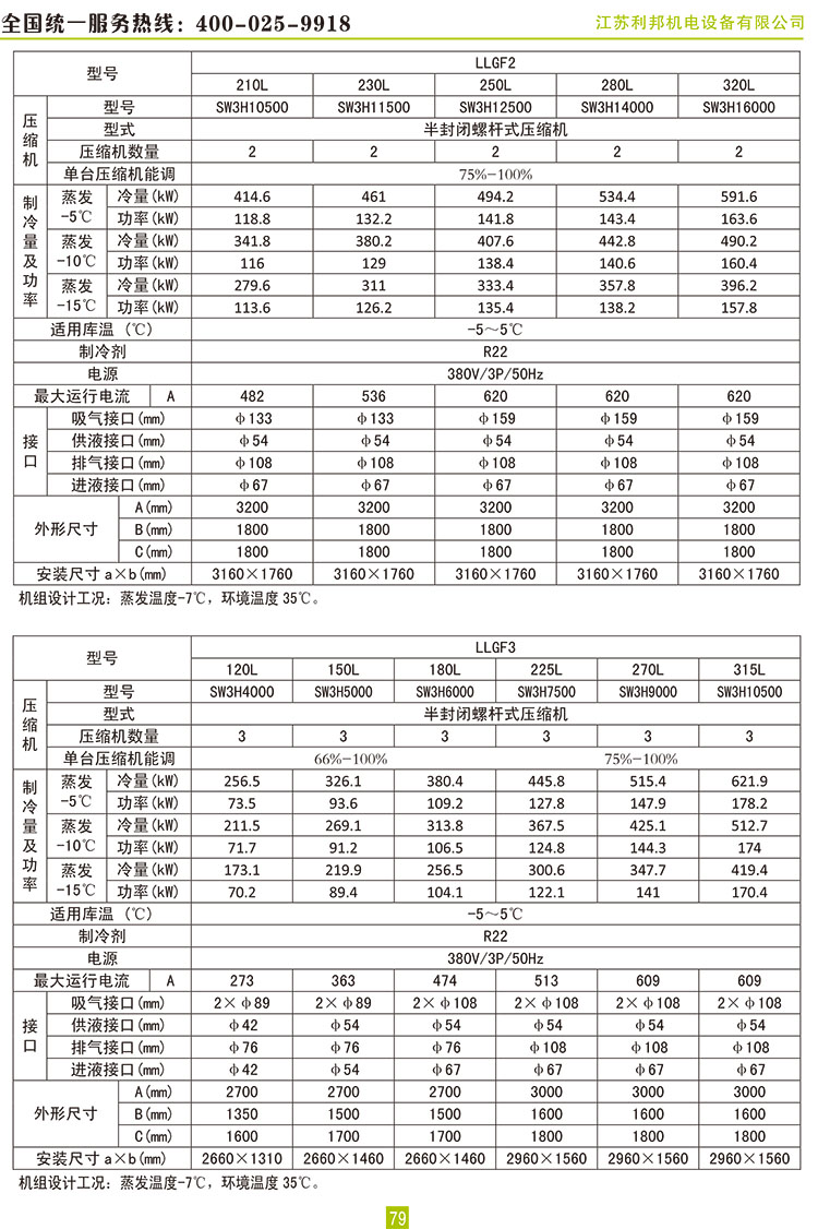 萊富康螺桿并聯(lián)機(jī)組蒸發(fā)冷